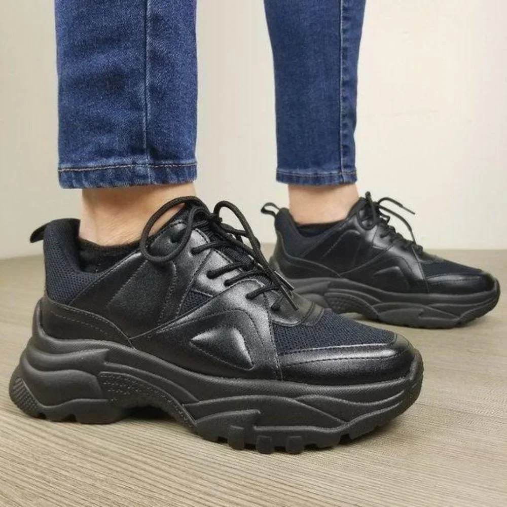 90's Style Grunge Chunky Dad Fashion Sneakers - Picture 9 of 10